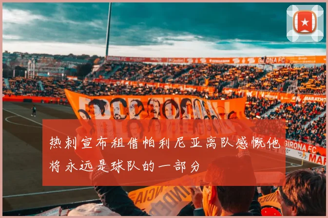 热刺宣布租借帕利尼亚离队感慨他将永远是球队的一部分